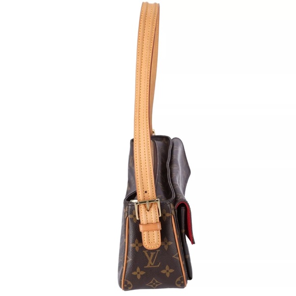 Louis Vuitton Monogram Viva Cite MM Shoulder Bag Brown Canvas - Picture 6 of 12